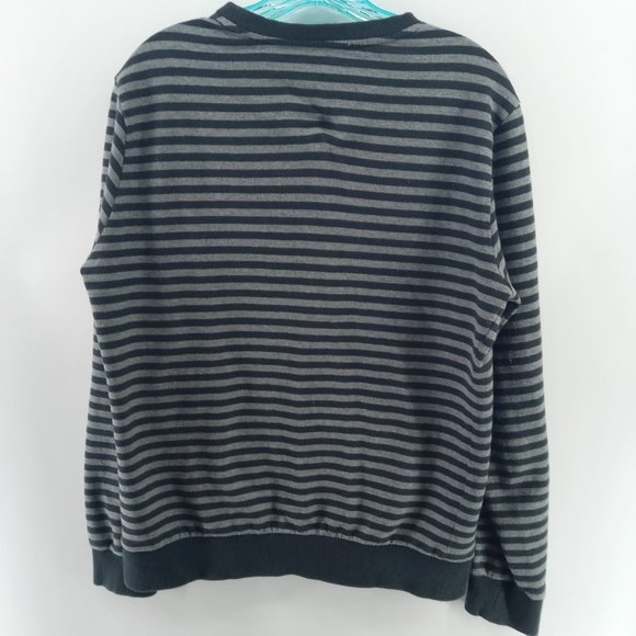 andew gens chic casual stripes sweater size medium - Picture 9 of 9